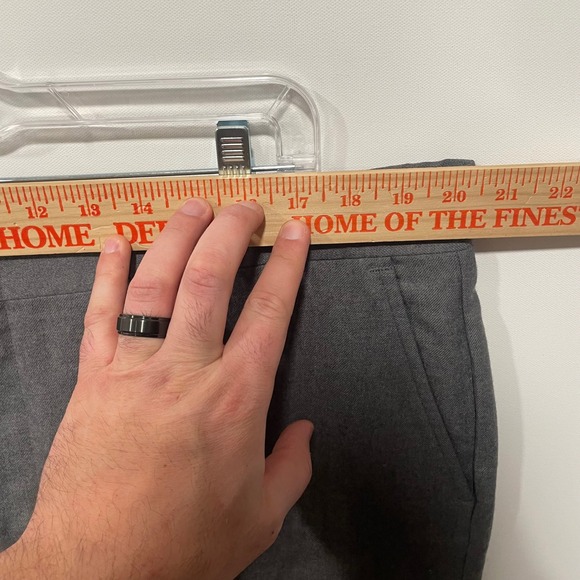 Pendleton Vintage Virgin Wool Men Charcoal Gray Dress Pants Made in USA 41x31 - Picture 2 of 7